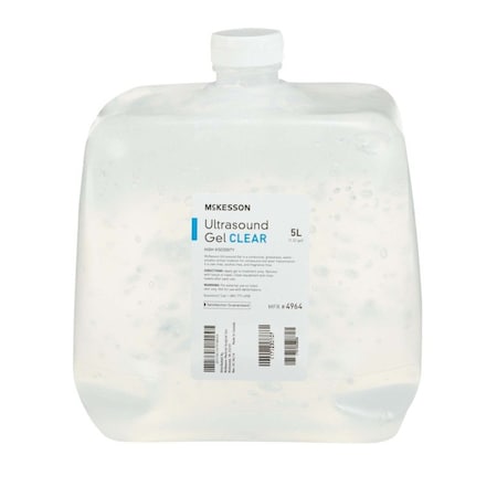 Mckesson Ultrasound Gel, Clear, 5 Liters, Cubitainer, 4PK 4964